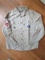 Scouting blouse en baret verkenners maat 146, Verzamelen, Scouting, Ophalen of Verzenden, Zo goed als nieuw, Kleding