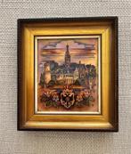 Schilderij Nijmegen, emaille op koper, Antiek en Kunst, Antiek | Emaille, Ophalen of Verzenden