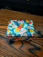 Vintage gebloemd Made in Holland trommeltje blikje, Verzamelen, Blikken, Ophalen, Gebruikt, Overige, Overige merken
