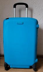 Samsonite Rolkoffer 4 wielen met cijferslot in blauw, Wieltjes, Gebruikt, Hard kunststof, Ophalen of Verzenden