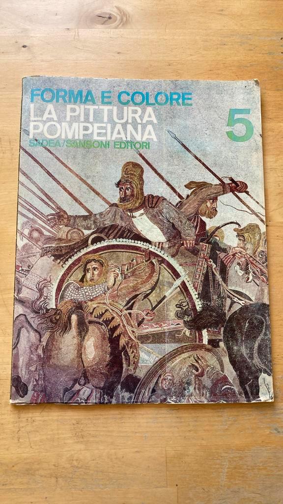 La Pittura POMPEIANA. Groot platenboek in kleur. Pompeii., Boeken, Geschiedenis | Stad en Regio, Gelezen, 20e eeuw of later, Ophalen of Verzenden