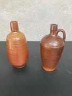 Aardewerken Flessen/Kruikjes - Set van 2 stuks, Ophalen of Verzenden
