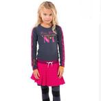 NIEUW! Ninni Vi jurk mt 146/152 antraciet grijs/roze, Meisje, Ninni Vi, Nieuw, Ophalen of Verzenden