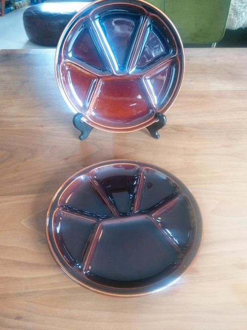 Vintage Gien Frankrijk Aardewerk Serveerschalen, Antiek en Kunst, Antiek | Keramiek en Aardewerk, Ophalen of Verzenden