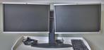 Computer scherm beugel + 2 schermen 24" LCD, Ophalen, Hp, Gebruikt, 3 tot 5 ms