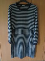 Sportieve gestreepte sweat- jurk ANNA VAN TOOR, XXL snazzeys, Kleding | Dames, Anna van Toor, Maat 42/44 (L), Nieuw, Onder de knie