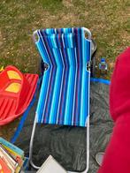 Twee verstelbare strandstoelen, Ophalen, Gebruikt, Aluminium, Verstelbaar