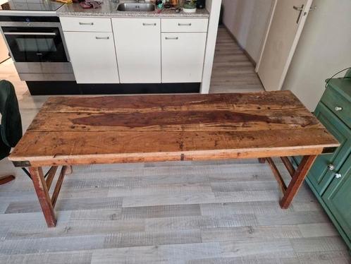 Sidetable of eettafel, Huis en Inrichting, Tafels | Eettafels, Gebruikt, 50 tot 100 cm, 150 tot 200 cm, Rechthoekig, Ophalen