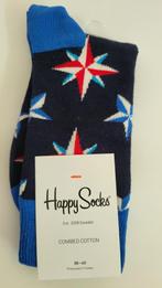 Happy Socks Nautical Star mt 36-40 - NIEUW, Blauw, Nieuw, Happy Socks, Ophalen
