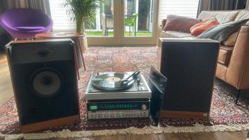 Vintage Stereo Set - Technics Receiver sa5200A  & Speakers beschikbaar voor biedingen