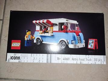 Lego Icons - Retro Food Truck - 40681 beschikbaar voor biedingen