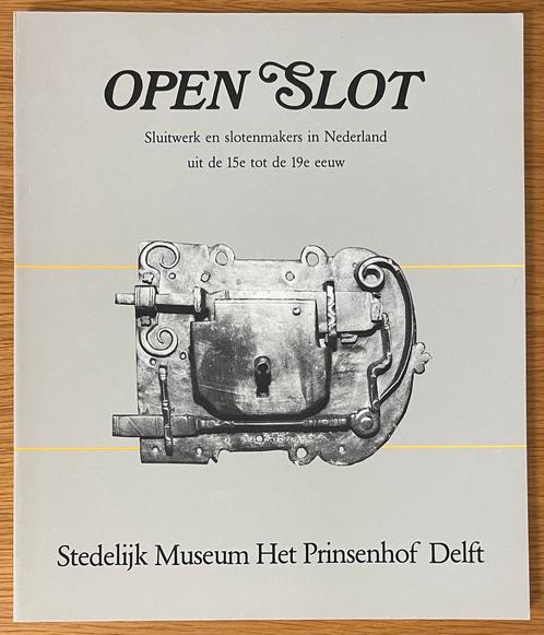 Open slot paperback boekje over sluitwerk en slotenmakers, Antiek en Kunst, Antiek | Boeken en Bijbels, Ophalen of Verzenden