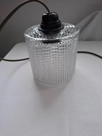 retro/vintage glazen hanglamp, Ophalen of Verzenden, Gebruikt, Glas, Minder dan 50 cm