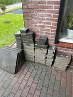 Gratis ophalen beton klinkers en 3 tegels, Ophalen, Gebruikt, Klinkers, 10 m² of meer