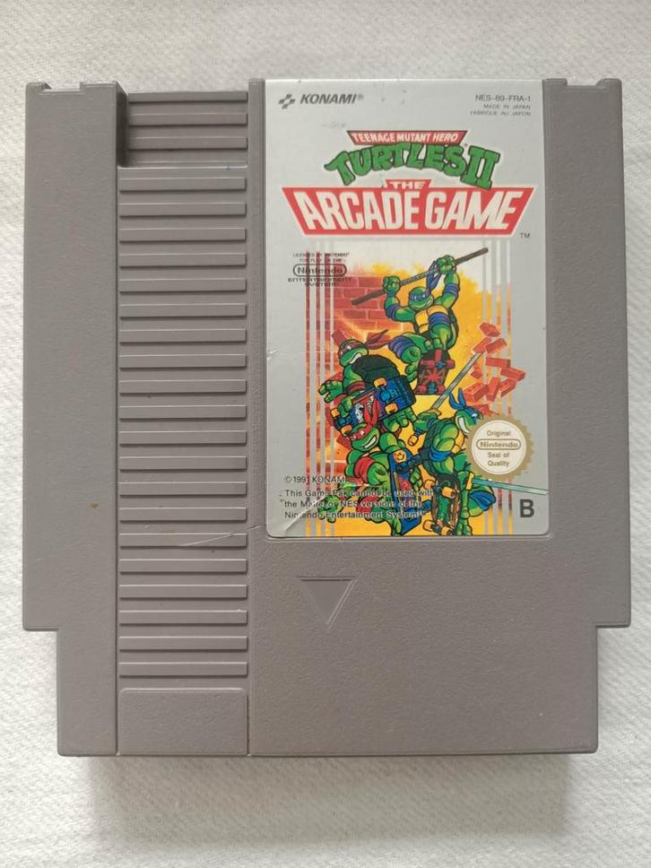 TMNT II Arcade Game - NES, Spelcomputers en Games, Games | Nintendo NES, Gebruikt, Avontuur en Actie, 2 spelers, Vanaf 7 jaar
