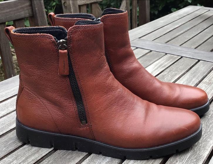 ECCO Enkellaarsjes Dames Maat 41, Kleding | Dames, Schoenen, Zo goed als nieuw, Lage of Enkellaarzen, Bruin, Ophalen