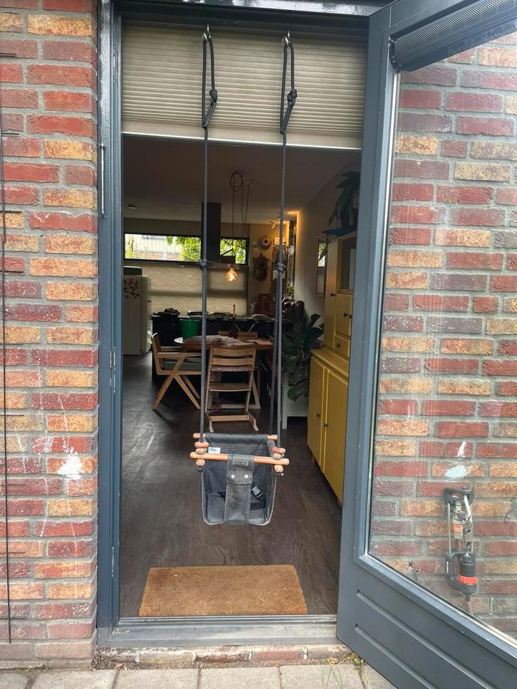Solvej schommel grijs, Kinderen en Baby's, Speelgoed | Buiten | Speeltoestellen, Zo goed als nieuw, Schommel, Ophalen