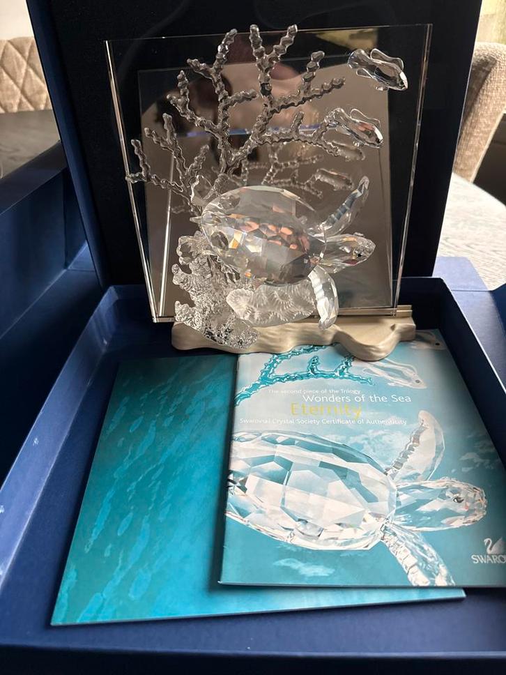 Swarovski Wonders of the Sea Schildpad Eternity, Antiek en Kunst, Antiek | Glas en Kristal, Ophalen of Verzenden
