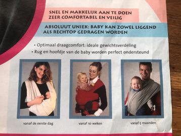 Draagdoek babycuddle tricot-slen bruin beschikbaar voor biedingen