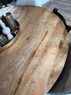 Ronde Mango Houten Eettafel - 150cm, Huis en Inrichting, Tafels | Eettafels, Gebruikt, Rond, Ophalen of Verzenden, Vijf personen of meer