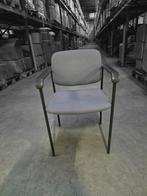 Klöber kantoor stoelen 6 stuks, Ophalen, Gebruikt, Blauw, Metaal