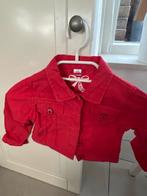 Rood spijkerjasje maat 92, Ophalen of Verzenden, Gebruikt, Meisje, Jas