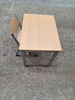 school tafel en stoel, Ophalen, Gebruikt, 75 cm of meer, 60 cm of meer