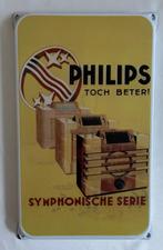Emaille reclamebord Philips, Ophalen of Verzenden, Nieuw, Reclamebord