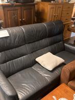 Mooie leren bankstel - comfortabel en stijlvol!, Ophalen, Gebruikt, Driepersoons, Rechte bank