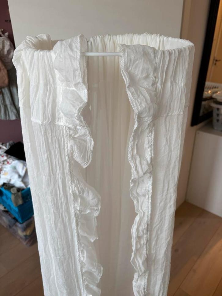 Jollein Sluier met Piekstok - 155 cm, Kinderen en Baby's, Babywiegjes en Ledikanten, Zo goed als nieuw, Wieg, Ophalen