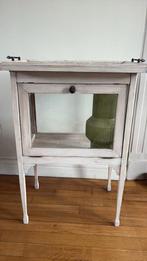 Theekastje met afneembaar dienblad, Huis en Inrichting, Kasten | Dressoirs, Ophalen, Met plank(en), Minder dan 50 cm, Gebruikt