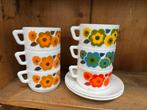 6 acropal lotus kopjes met 2 schoteltje, Huis en Inrichting, Keuken | Servies, Xx, Ophalen of Verzenden, Xx, Overige stijlen