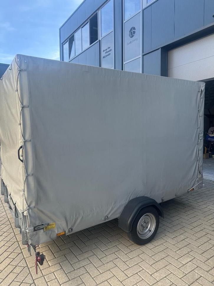Aanhanger met huif en niveau regeling Ostmann, Auto diversen, Aanhangers en Bagagewagens, Gebruikt, Ophalen