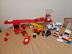 Duplo brandweerkazerne, Kinderen en Baby's, Speelgoed | Duplo en Lego, Ophalen of Verzenden, Zo goed als nieuw, Complete set, Duplo