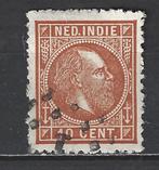 Nr 9 gebruikt Willem III 1870 Nederlands Indie voor 10% CW, Verzenden, Gestempeld, Nederlands-Indië