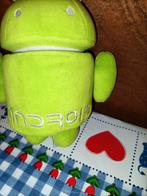 Android groene knuffel met draaiend hoofd 20 cm, Ophalen of Verzenden, Overige typen