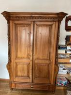 Houten kledingkast, Huis en Inrichting, Kasten | Kledingkasten, Ophalen, Overige materialen, Gebruikt, 150 tot 200 cm