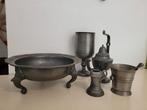 Lot tin en lood oud, Antiek en Kunst, Antiek | Tin, Ophalen of Verzenden