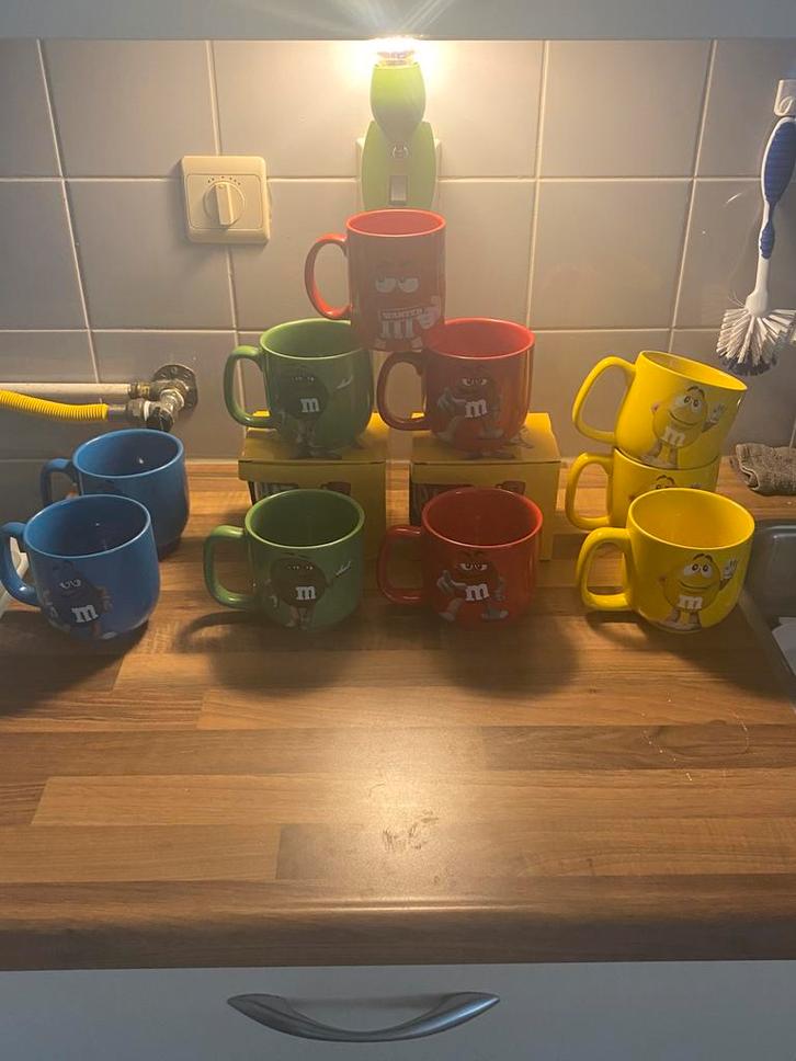 M&M mokken en schalen nieuw, Verzamelen, Merken en Reclamevoorwerpen, Nieuw, Gebruiksvoorwerp, Ophalen of Verzenden