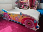 Auto peuterbed meisjes, Kinderen en Baby's, Kinderkamer | Bedden, Ophalen, Zo goed als nieuw, 140 tot 160 cm, 70 tot 85 cm