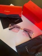 Cartier bril piccadilly diamond cut Roze, Overige merken, Ophalen of Verzenden, Zo goed als nieuw, Roze