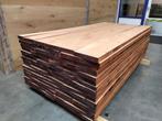 Afrikaans Mahonie, geschaafde brede planken, gedroogd, Doe-het-zelf en Verbouw, Hout en Planken, Ophalen of Verzenden, Nieuw, 25 tot 50 mm