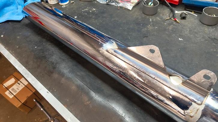 Suzuki VL1500 Intruder Uitlaatset Uitlaten ZGAN VL 1500, Motoren, Onderdelen | Suzuki, Gebruikt, Ophalen