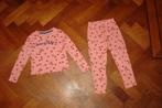 SINTERKLAAS tricot pyjama, roze bruin pepernoten, mt 110/116, Nacht- of Onderkleding, Gebruikt, Meisje, John Cabot