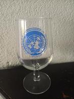 bierglas Nederlands VN detaschement Libanon, Verzamelen, Ophalen of Verzenden, Zo goed als nieuw, Bierglas