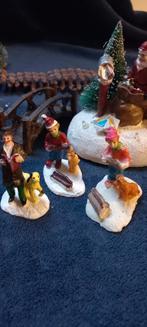 Kerstdorp decoratie bomen heg Poppetjes en....., Diversen, Kerst, Ophalen of Verzenden