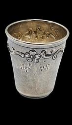 Zilver Rijkversierd Bekertje periode ca 1900, Verzenden, Zilver