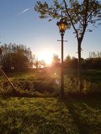 Ouderwetse lantaarnpaal, Tuin en Terras, Ophalen, Gebruikt, Netvoeding, Staande lamp