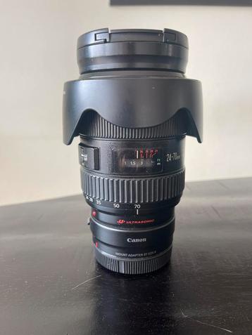 Canon 24-70mm f1:2.8 lens  beschikbaar voor biedingen