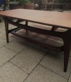 Design vintage salontafel Louis Van Teeffelen voor WéBé 1955, Huis en Inrichting, Ophalen, 100 tot 150 cm, Teakhout, 50 tot 100 cm